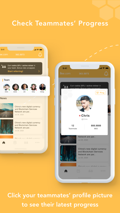 Bee Network:Phone-based Asset Screenshot