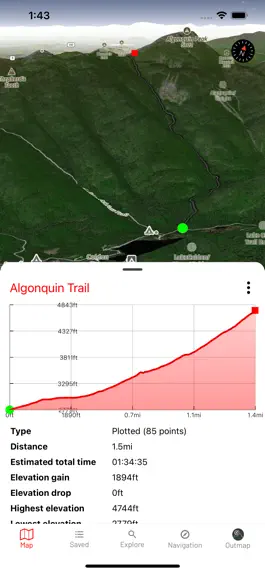 Game screenshot OUTMAP: hike, ski, outdoor hack