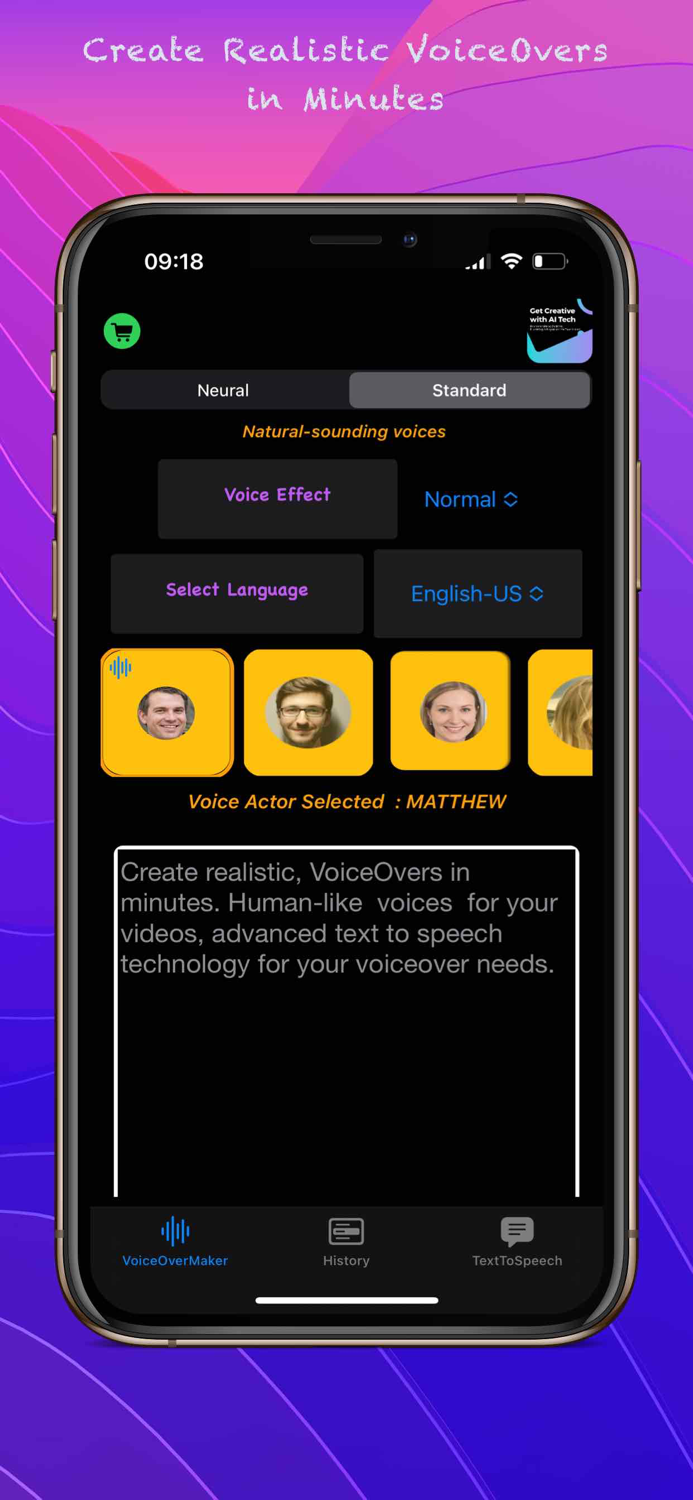 AI Voice Over Generator