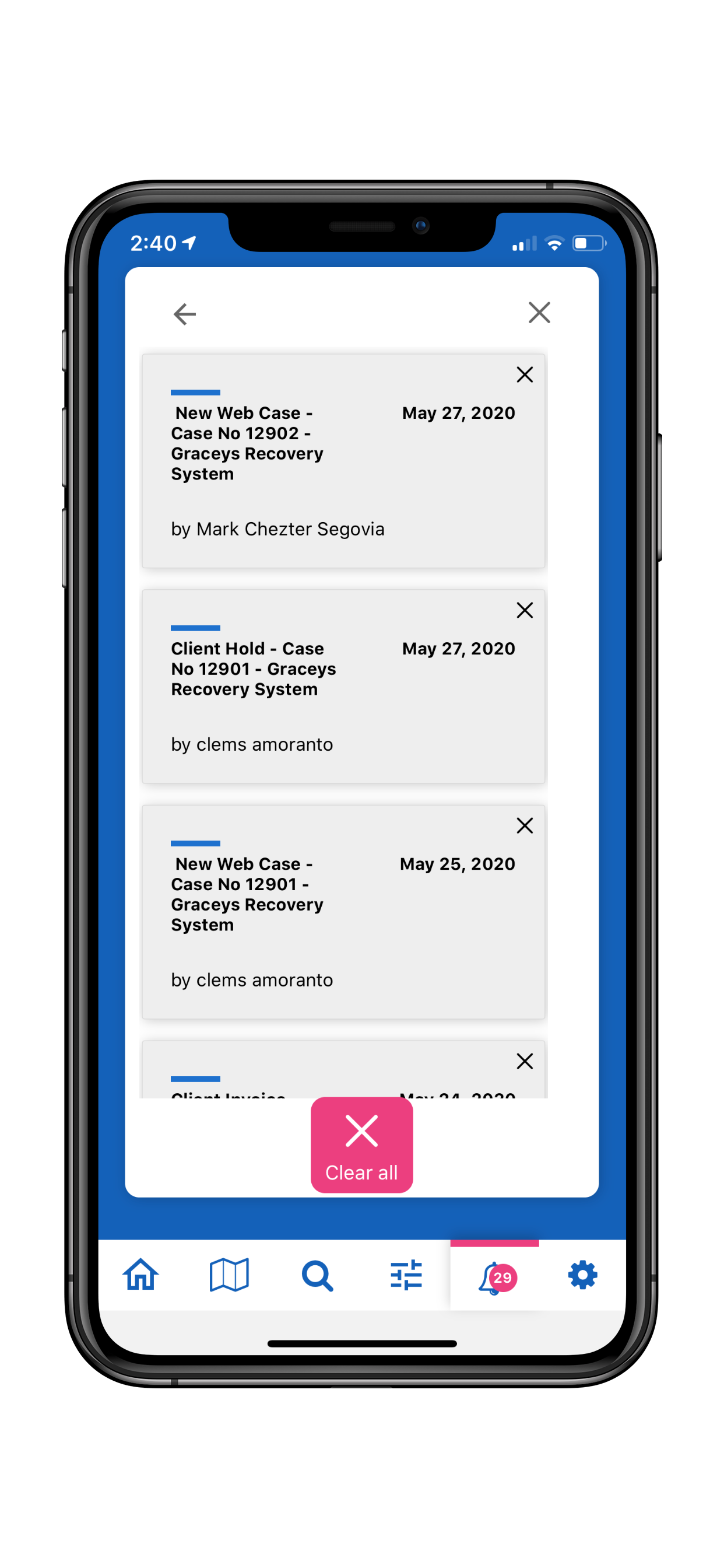 RCM - RecoveryConnect Mobile screenshot 5