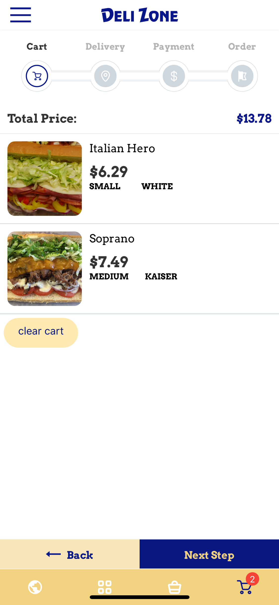 Delizone App screenshot 3