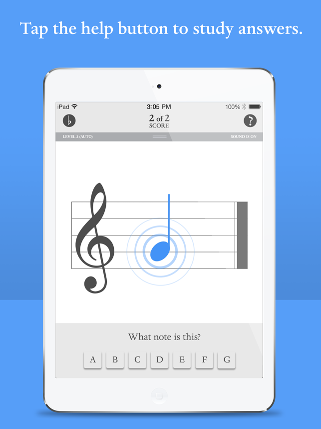 Captura de pantalla de Blue Note Music Flash Cards