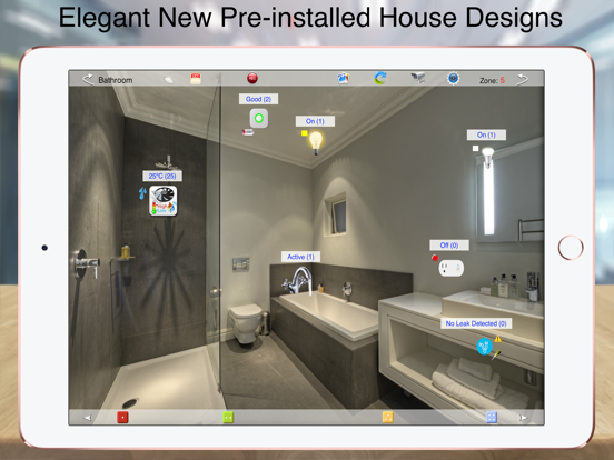 HOS Smart Home Operator Live iPad screenshot 7 - Lifestyle app