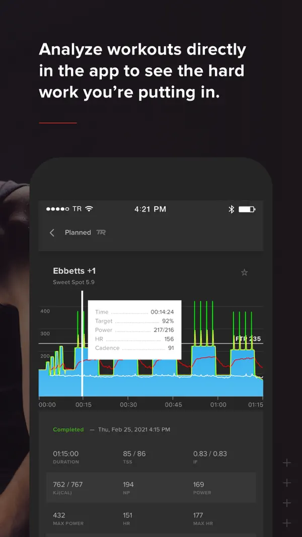 TrainerRoad iPhone App Screenshot 7 – Gesundheit & Fitness