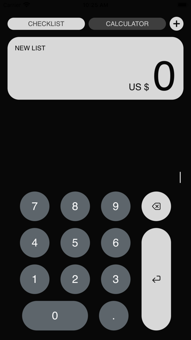 Checklist Calculator Pro Screenshot