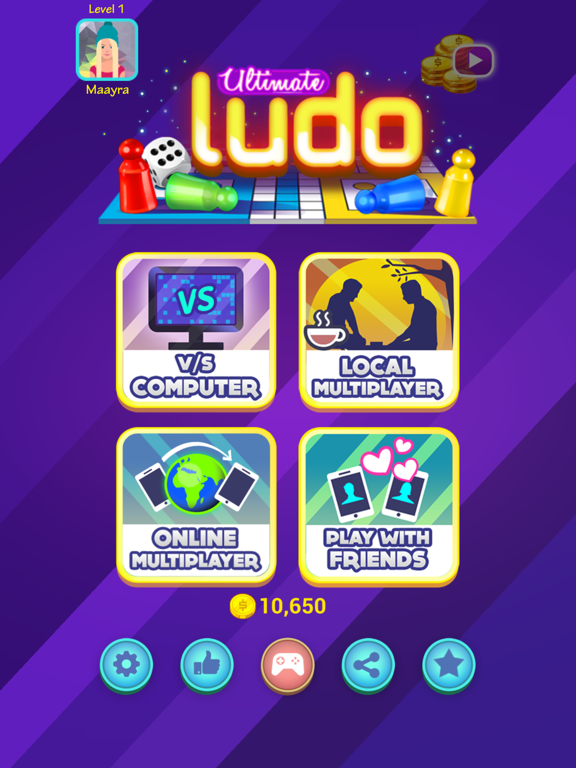 Screenshot #4 pour Ludo: Classic Fun Dice game!