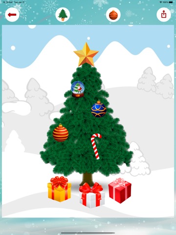 クリスマスツリーと雪だるまのおすすめ画像5