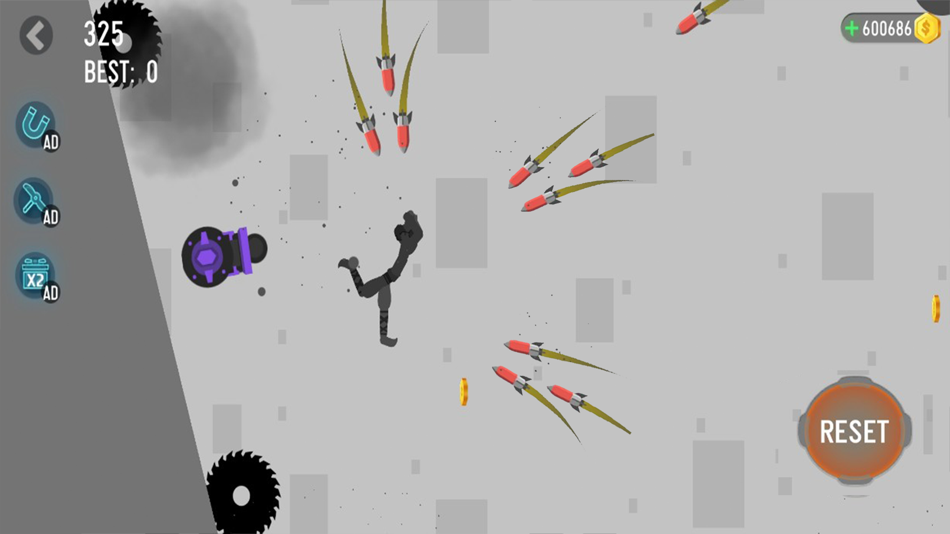 #2. Ragdoll Dismount: Bone Breaker (iOS) By: Gioi Pham