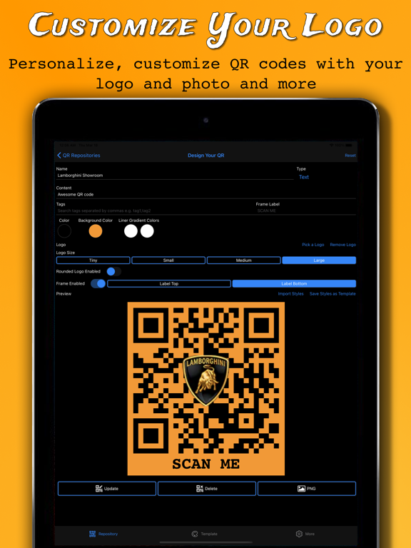 Screenshot #6 pour QR Code Generator Plus