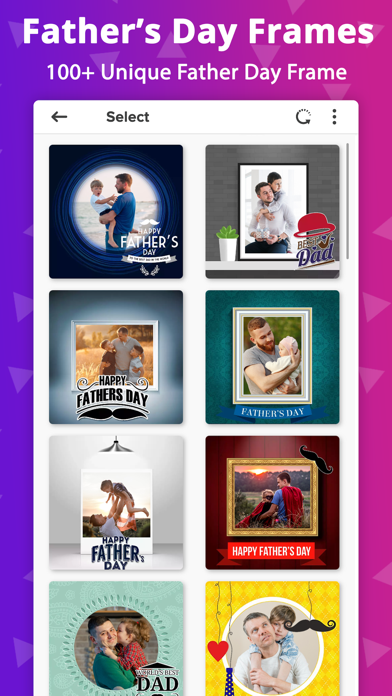 Screenshot #1 pour Father's Day Photo Frames 2023