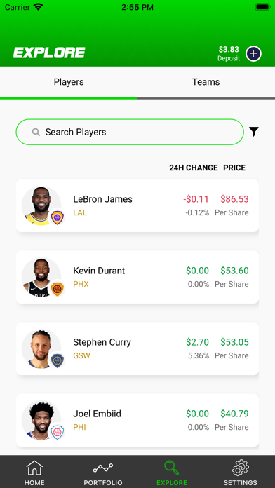 LeagueStock Screenshot