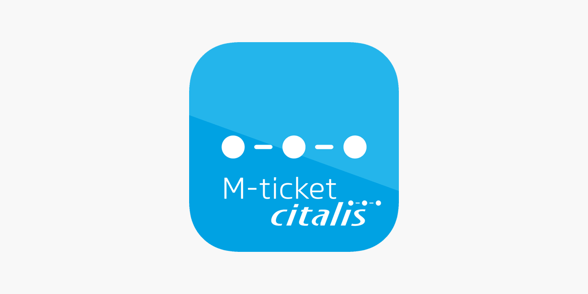M-ticket Citalis dans l'App Store