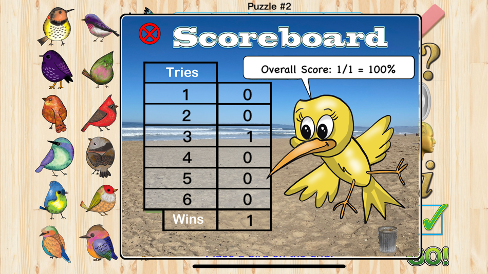 #6. Bird Puzzle Time (iOS) Podle: Ventura Educational Systems
