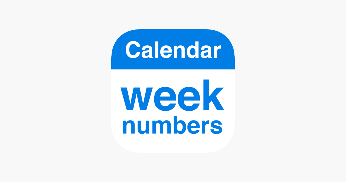 ‎Week Numbers Calendar Weeks on the App Store