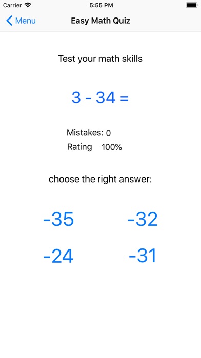 Screenshot #1 pour Math Game + Brain Training Pro