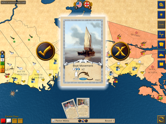 1775: Rebellion iPad app afbeelding 3