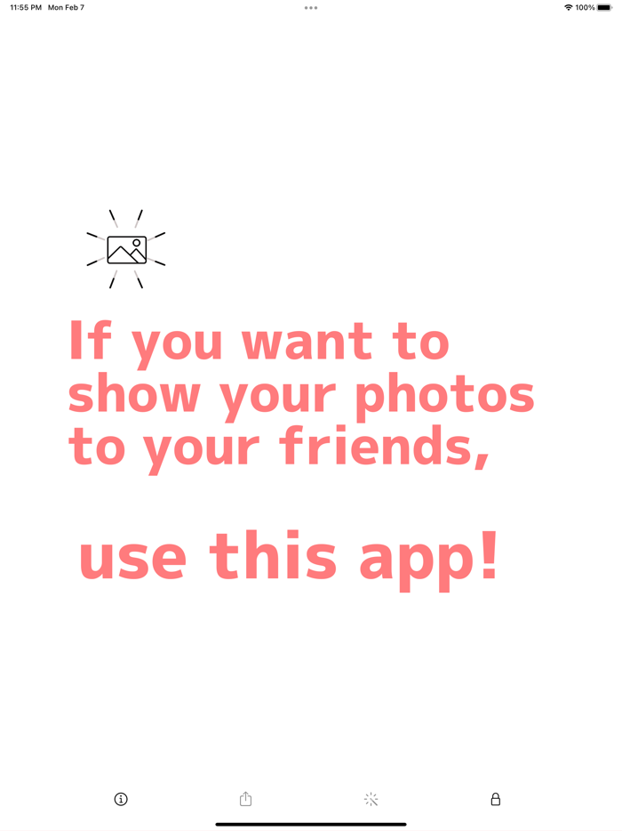 Lophos - Lock photo screen