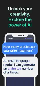 AskMe: AI Chatbot Assistant screenshot #4 for iPhone