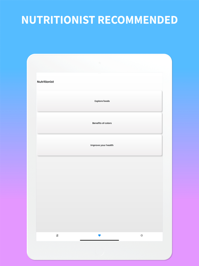 Rainbow Diet Food Journal