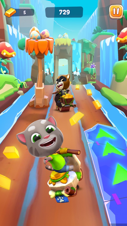 #1. Talking Tom Time Rush (iOS) By: Outfit7 Limited