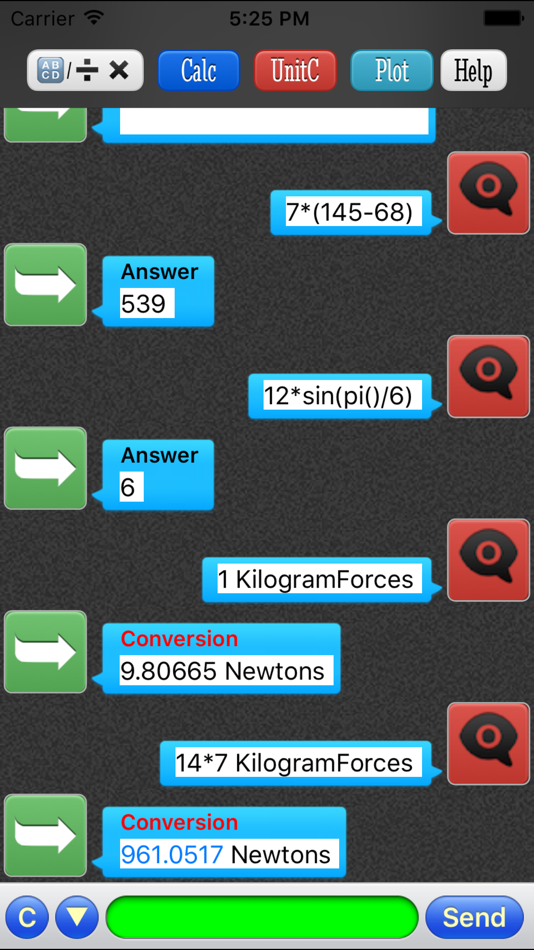 #4. Chatting Calculator (iOS) By: DRH YAZILIM VE MUHENDISLIK HIZMETLERI LTD STI