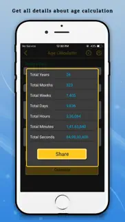 age calculator and manager iphone screenshot 3