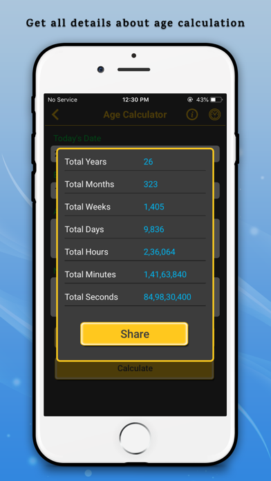 Screenshot #3 pour Age Calculator and Manager
