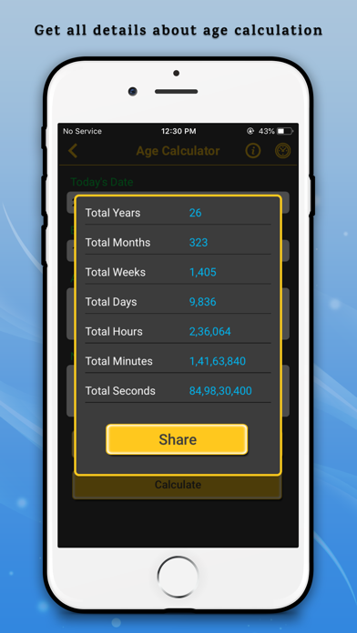 Age Calculator and Manager Screenshot