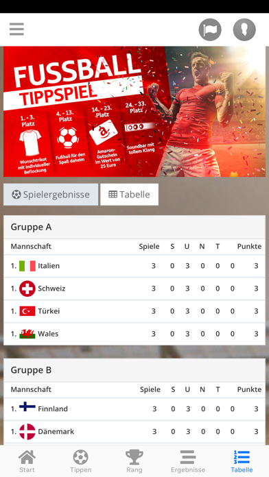 Tippspiel App Screenshot