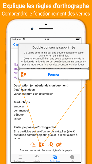 Screenshot #3 pour Verbes Néerlandais.