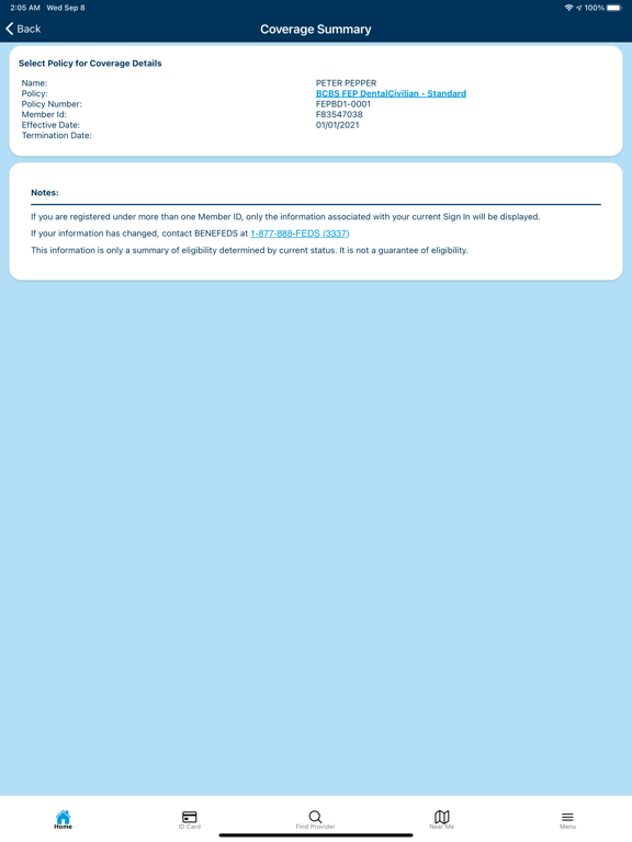 Screenshot #6 pour BCBS FEP Dental