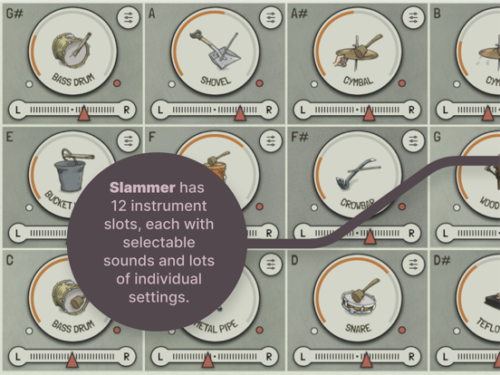 Screenshot #5 pour Slammer - Drum Instrument