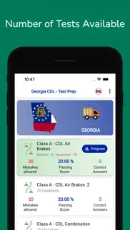 georgia cdl permit practice iphone screenshot 3