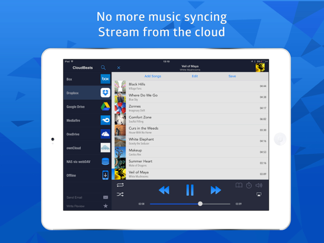 ‎CloudBeats: Cloud Music Player Screenshot