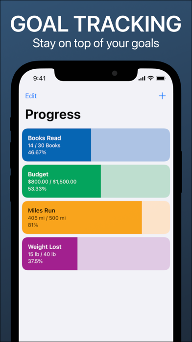 Progress - Goal Trackerのおすすめ画像1