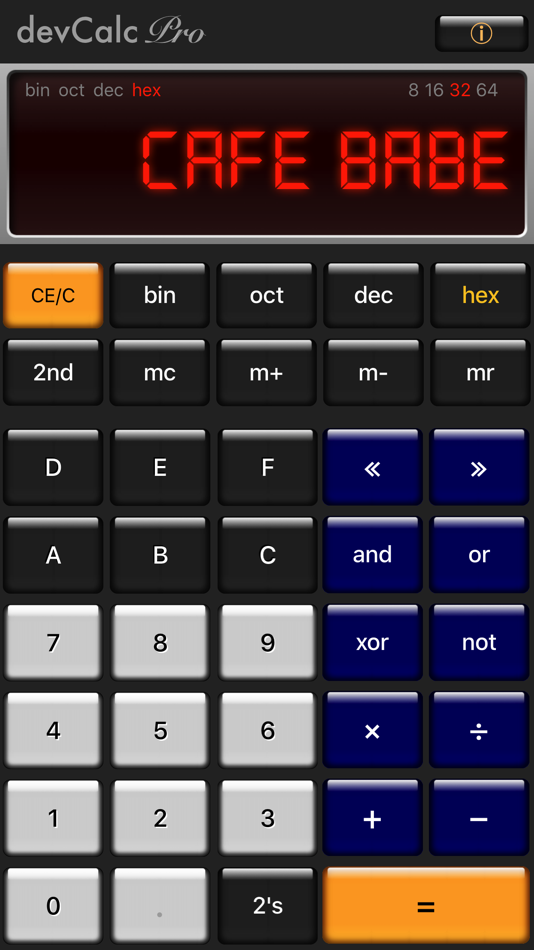 #4. devCalc Pro (macOS) 由: Tamas Rudnai
