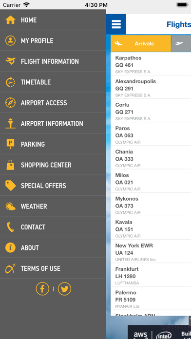 ATH Airport Screenshot