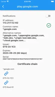ssl certificate test iphone screenshot 3