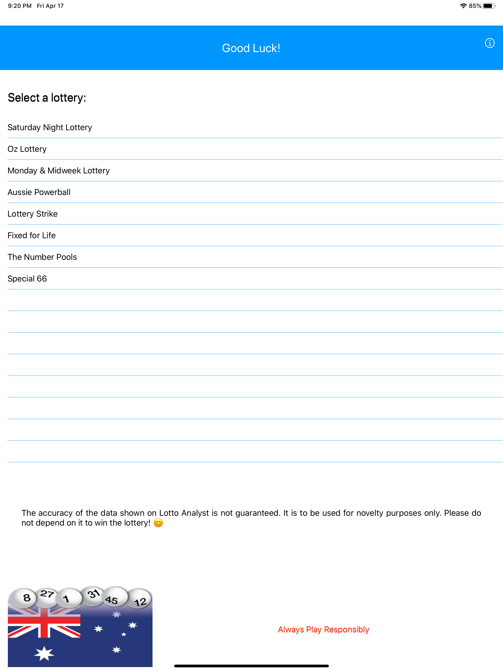 Lotto Analyst screenshot 3