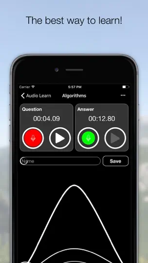 Screenshot von Aumody - Audio Memo Study auf dem iPhone 2