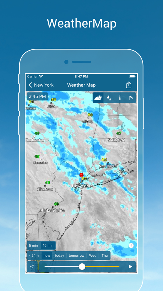 #2. Weather & Radar USA Pro (iOS) 由: WetterOnline - Meteorologische Dienstleistungen GmbH