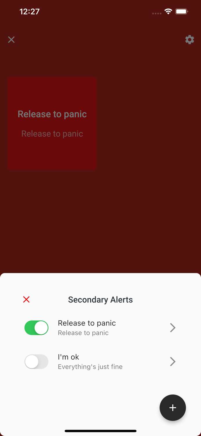 Red Panic Button