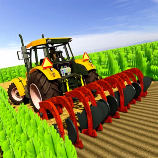 Real Farming Tractor 3D Icon