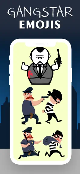 Game screenshot Gangster Stickers! mod apk