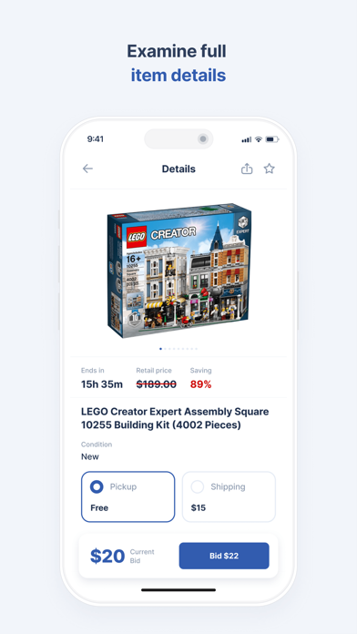 OLA - Online Auction Screenshot