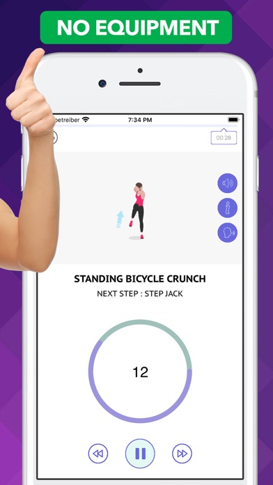 At Home Workout BMI-Calculator Screenshot