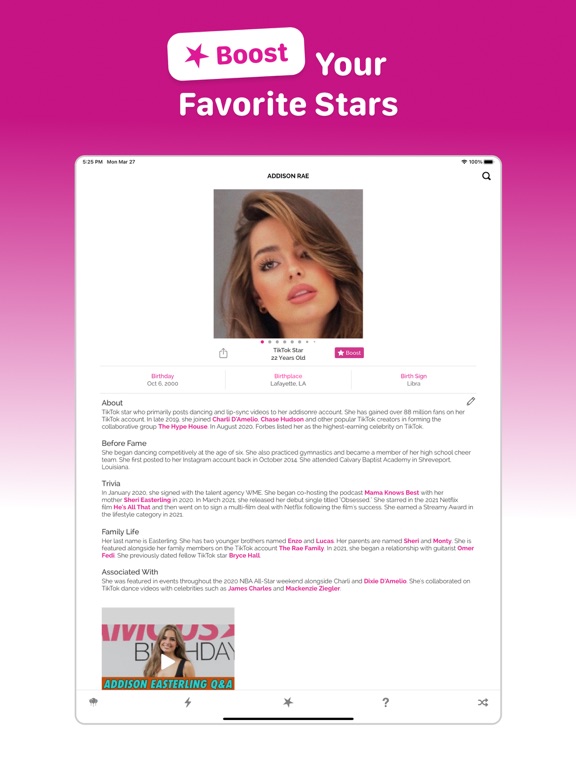 Screenshot #5 pour Famous Birthdays