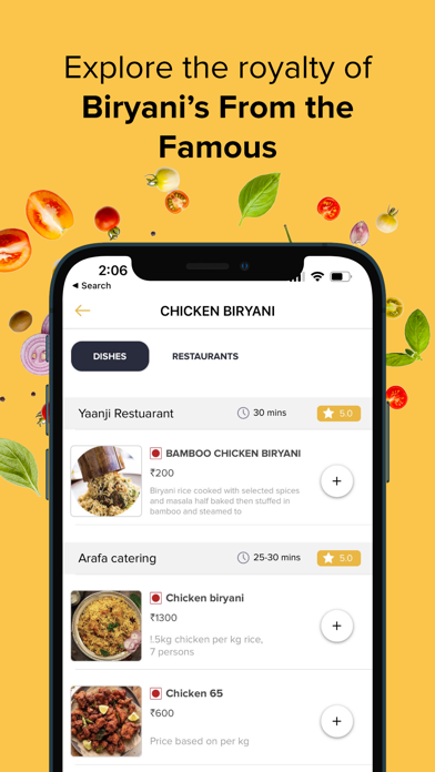 JustBiryani - Food Delivery Screenshot