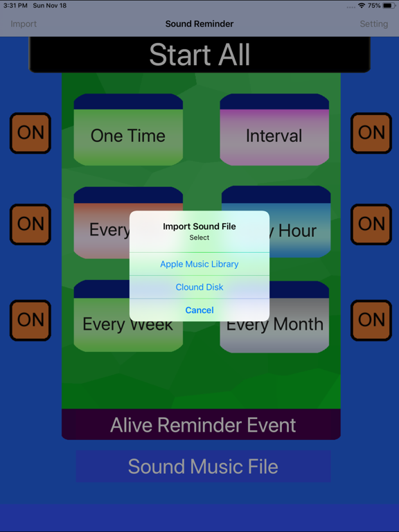 Screenshot #5 pour Sound Reminder Lite