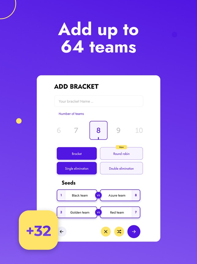 My Bracket: Tournament Maker by Toto Ventures Inc.